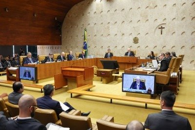 O plenário analisa a validade de relatórios e mensagens ligadas ao caso do Banco Master e se deve haver investigação envolvendo o ministro Alexandre de Moraes -  (crédito:  Rosinei Coutinho/STF)
