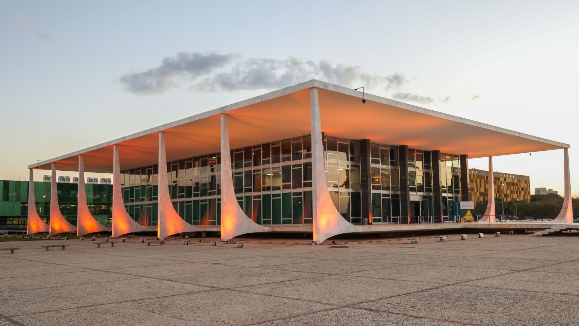 Sede do STF, palco da sess&atilde;o extraordin&aacute;ria que discute a rela&ccedil;&atilde;o entre o banqueiro Daniel Vorcaro e o ministro Alexandre de Moraes -  (crédito: Fellipe Sampaio/STF)