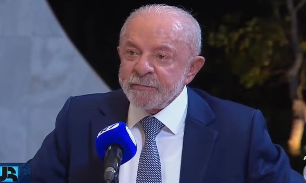 Lula durante entrevista ao Jornal da Record defende investigação no STF e reforma do Judiciário - (crédito: reprodução)