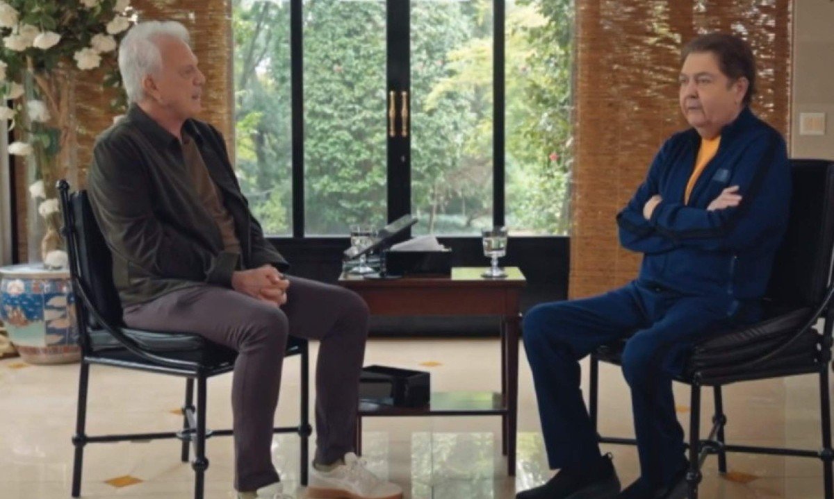 Faustão participou, nessa terça-feira, do programa Conversa com Bial - (crédito: Reprodução/TV Globo)