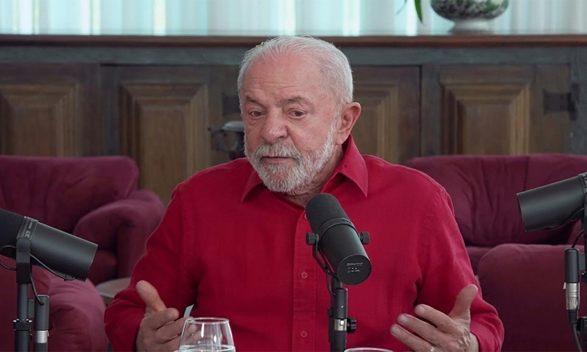 Presidente Lula podcast "Desce a Letra Show" - (crédito: Reprodução/Podcast)