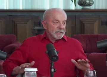 Lula diz que não tem culpa de Moraes, Mendonça e Kassio no STF -  (crédito: Reprodução/Podcast Desce a Letra)