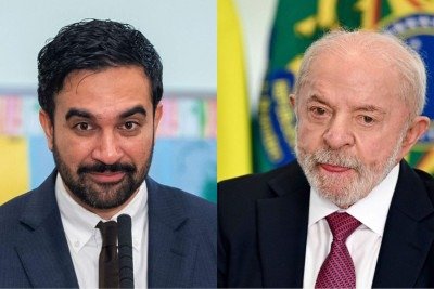 Zohran Mamdani e Lula são dois dos principais líderes de esquerda no mundo hoje -  (crédito: Ed Reed/Mayoral Photography Office e Evaristo Sa / AFP)