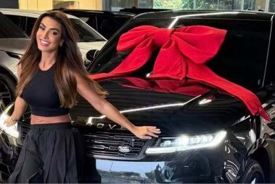 Nicole Bahls compra carro de mais de R$ 1 milhão por causa da maçaneta e surpreende a web -  (crédito: Tupi)