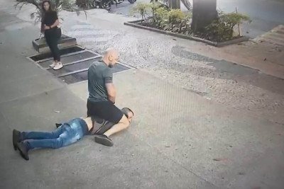 A ocorrência foi registrada como perseguição e atendimento de denúncia de infração contra a mulher no contexto de violência doméstica -  (crédito: Reprodução)