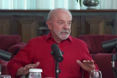 Lula diz que não tem culpa de Moraes, Mendonça e Kassio no STF -  (crédito: Reprodução/Podcast Desce a Letra)
