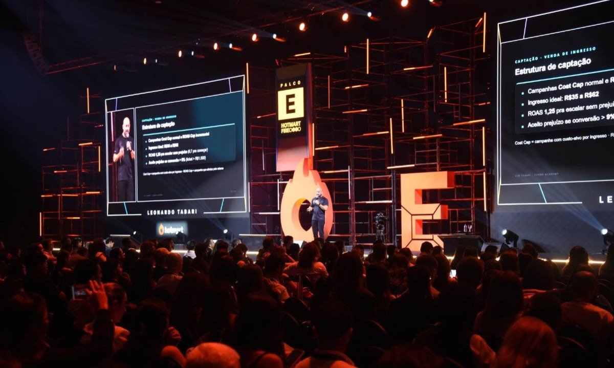 Nesta edição de 2026, Hotmart FIRE reuniu debates sobre as transformações que vêm redesenhando os negócios digitais - (crédito: Gladyston Rodrigues/EM/D.A Press)