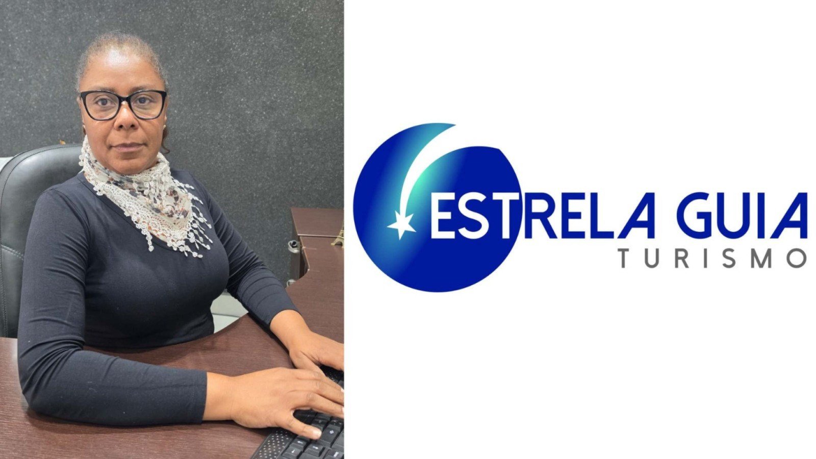 Luciana, propriet&aacute;ria da empresa Estrela Guia Turismo, em Campinas (SP)