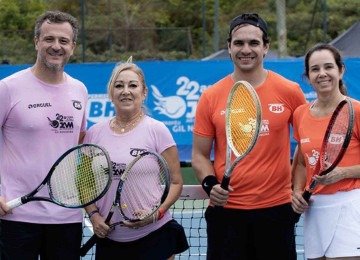 Marcelo Lobo, Silvia Reis, Alexandre Parussolo e Jozziane Ferreira -  (crédito: Carla Lima/Divulgação)