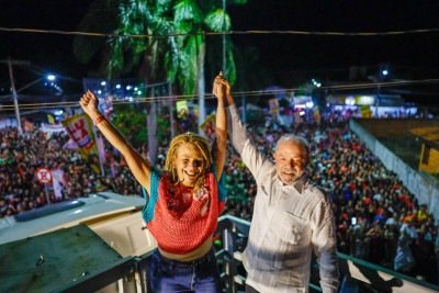Minas Gerais só elegeu uma mulher para o Senado: Júnia Marise, em 1990     -  (crédito: Ricardo Stuckert)