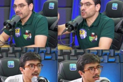 A equipe do programa precisou intervir para separar os dois -  (crédito: Future Cast/Reprodução)