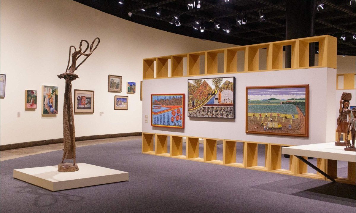 Exposição “Arte da Nossa Gente” segue até 12 de outubro - (crédito: DINO)
