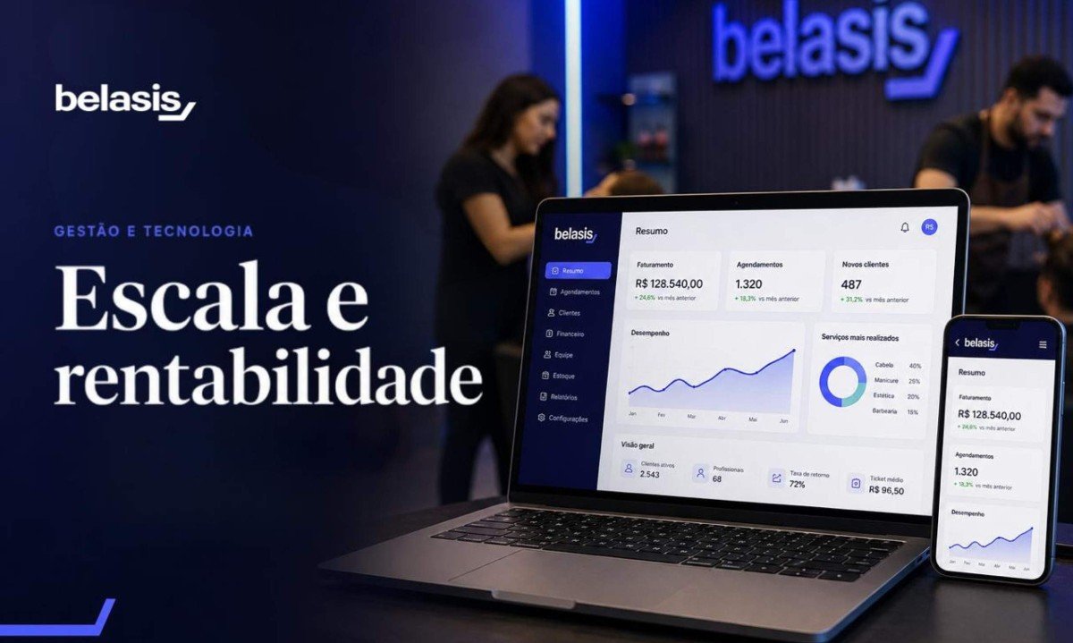Pesquisa aponta que 7 em cada 10 salões e clínicas de beleza ainda não usam sistema de gestão - (crédito: PulseBrand)