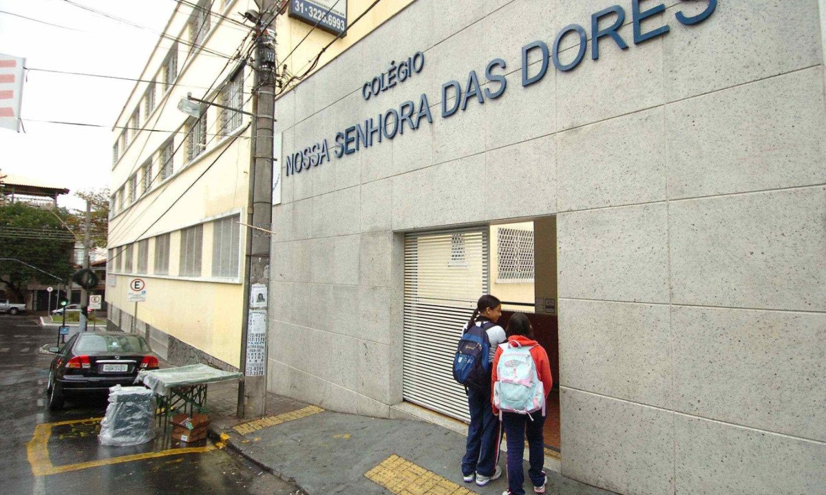 A partir de segunda-feira (21/9), aulas no Colégio Nossa Senhora das Dores estarão suspensas
- (crédito: Juarez Rodrigues/EM/D.A. Press)