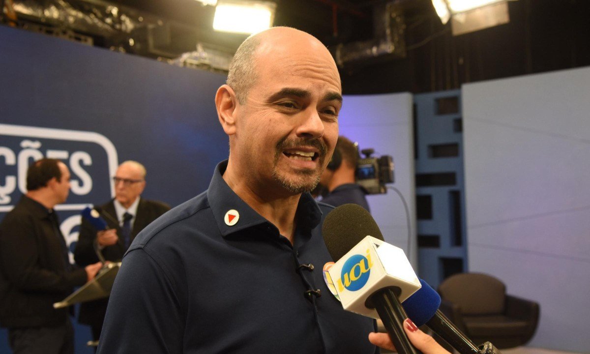 Mateus Simões (PSD) em entrevista ao Estado de Minas pós sabatina TV Alterosa/EM/Uai - (crédito: Gladyston Rodrigues/EM/D.A. Press)