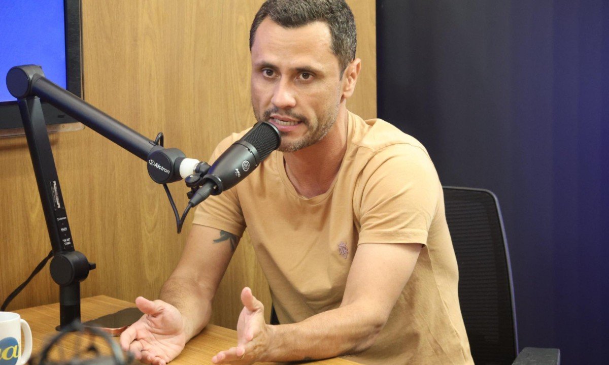 Cleitinho na sabatina do Estado de Minas com o Portal Uai e a TV Alterosa - (crédito: Marcos Vieira/EM/D.A. Press)