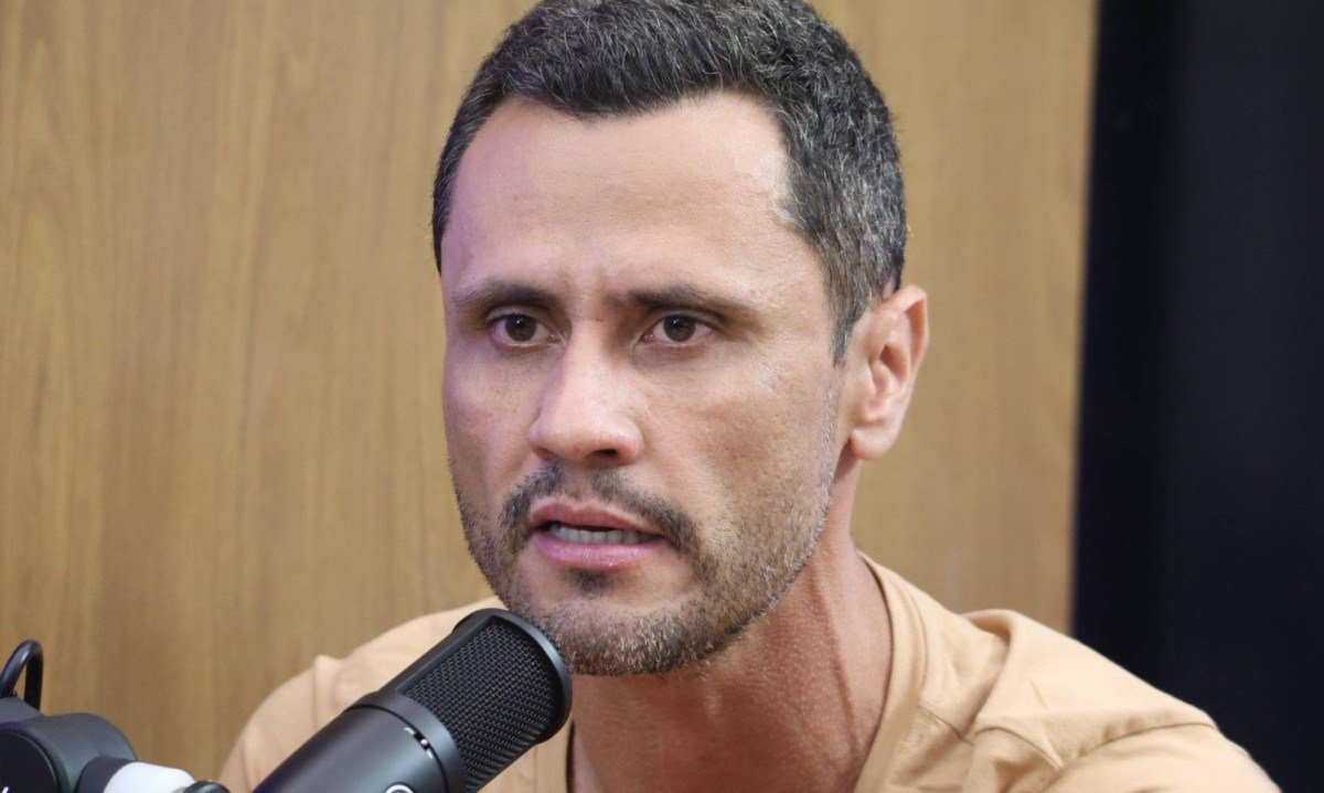 Cleitinho na sabatina do Estado de Minas com o Portal Uai e a TV Alterosa - (crédito: Marcos Vieira/EM/D.A. Press)