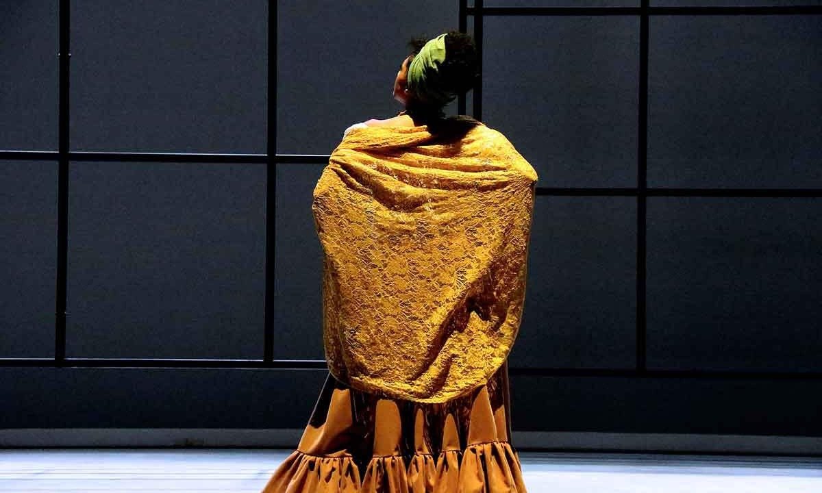 A soprano paulista Marly Montoni é Chica da Silva, no espetáculo que conta com
Orquestra Sinfônica e Coral Lírico de Minas Gerais e também a Cia de Dança Palácio das Artes - (crédito: PAULO LACERDA/DIVULGAÇÃO)