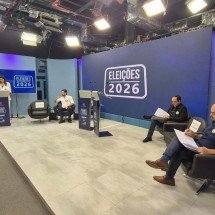 Debate Alterosa/EM/Uai: Gabriel e Simões criticam ausência de Kalil - Jair Amaral/EM/D.A Press