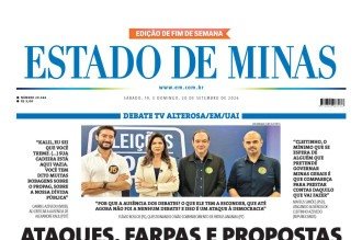 CONFIRA A CAPA DO ESTADO DE MINAS DO DIA 19/09/2026
