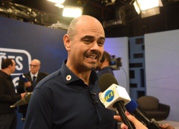 Mateus Sim&otilde;es (PSD) em entrevista ao Estado de Minas p&oacute;s sabatina TV Alterosa/EM/Uai -  (crédito: Gladyston Rodrigues/EM/D.A. Press)
