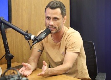 Cleitinho na sabatina do Estado de Minas com o Portal Uai e a TV Alterosa -  (crédito: Marcos Vieira/EM/D.A. Press)