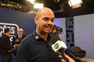 Mateus Simões (PSD) em entrevista ao Estado de Minas pós sabatina TV Alterosa/EM/Uai -  (crédito: Gladyston Rodrigues/EM/D.A. Press)