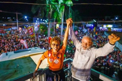 Lula descartou o voto útil para o Senado em Minas -  (crédito: Ricardo Stuckert/Divulgação)