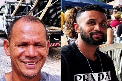 Hélio da Silva Eduardo, de 58 anos, e Michael Jefferson Gomes Ribeiro, de 29, foram encontrados mortos em ribanceira na BR-381, no Sul de Minas Gerais -  (crédito: Reprodução/Redes sociais)