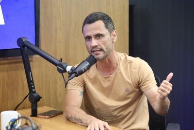 Cleitinho na sabatina do Estado de Minas com o Portal Uai e a TV Alterosa
 -  (crédito: Marcos Vieira/EM/D.A. Press)