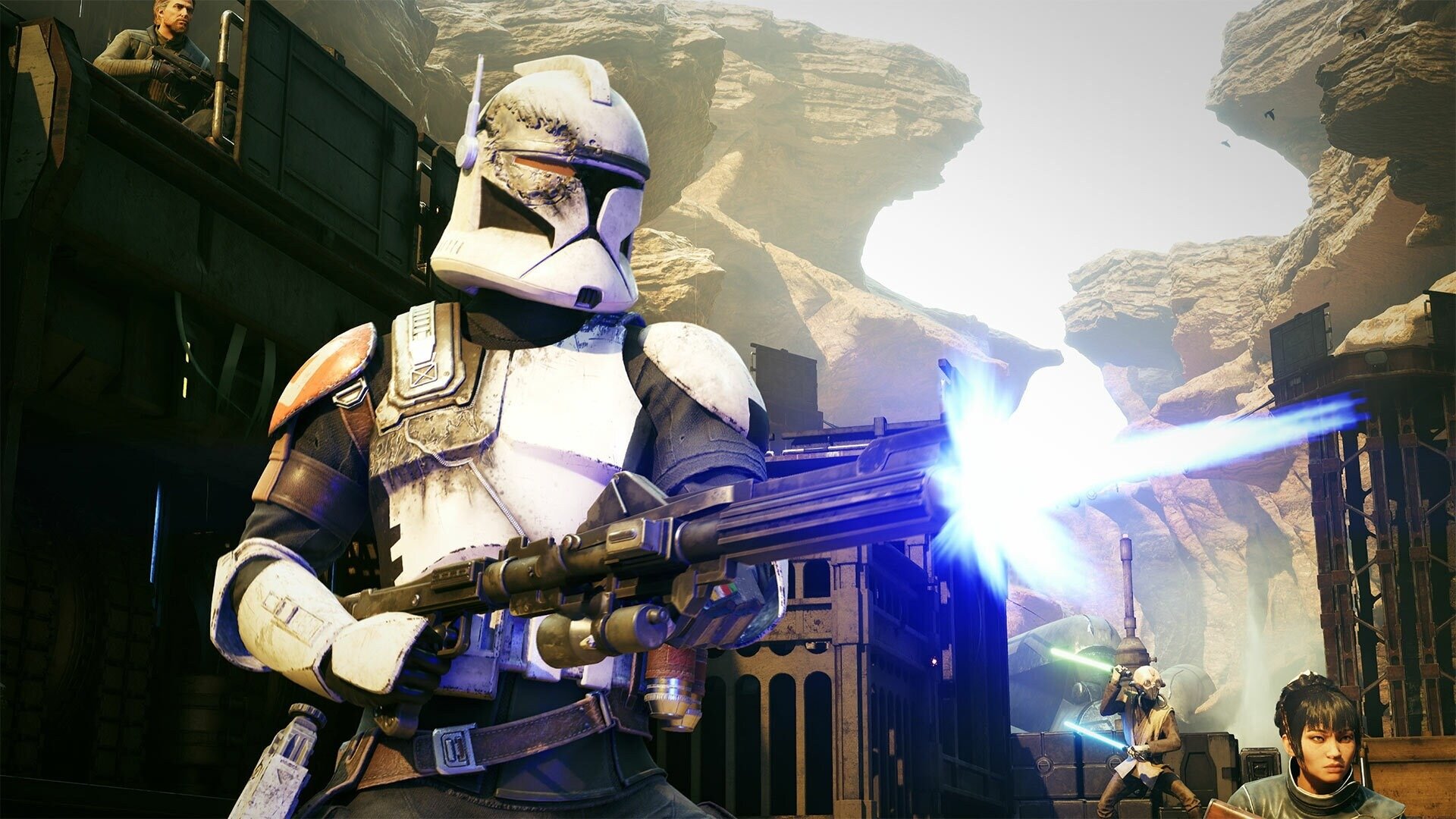 A jogabilidade de Star Wars Zero Company se destaca pela estrat&eacute;gia t&aacute;tica em combates que misturam elementos cl&aacute;ssicos da franquia e novos personagens -  (crédito: EA/Divulga&ccedil;&atilde;o)