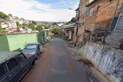 Rua Herculano Soares Rocha, no Bairro Ip&ecirc;, onde os vizinhos se desentenderam, um matou o outro e a irm&atilde; de 14 anos do suspeito assumiu o crime -  (crédito: Reprodu&ccedil;&atilde;o/Google StreetView)
