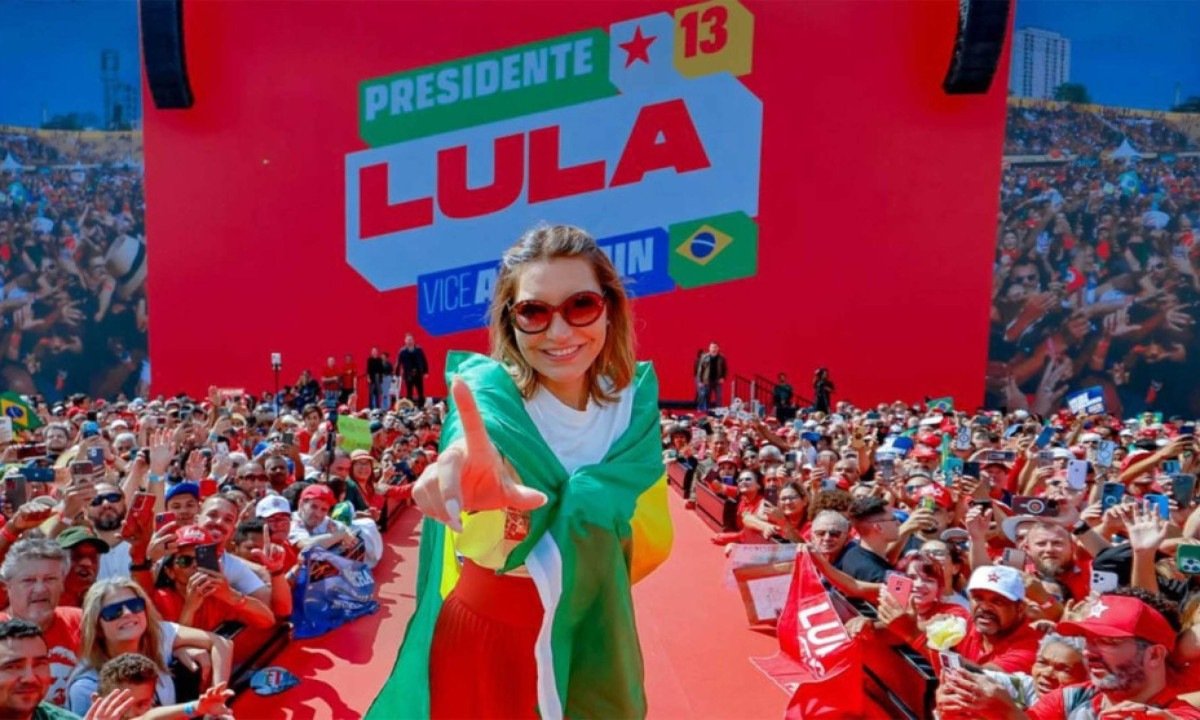 Janja vira ponta de lança na ofensiva petista contra Flávio Bolsonaro - (crédito: Foto: Ricardo Stuckert)