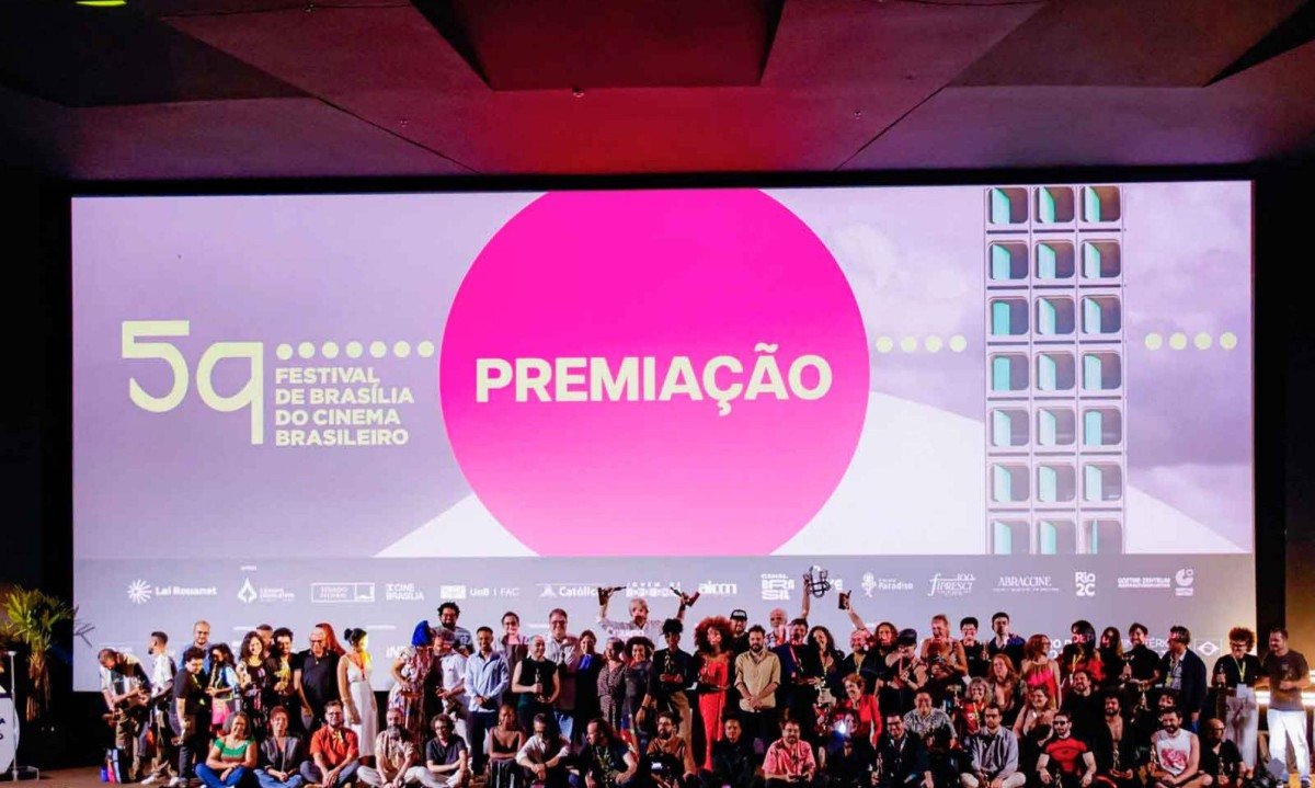 A 59º edição do Festival de Brasília do Cinema Brasileiro premiou os filmes vencedores com os "Candangos" - (crédito: João Pedro Carvalho/Agência Ceub)