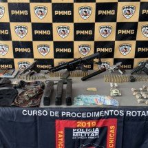 Confronto com a PM tem dois mortos e fuzil apreendido no Sul de Minas - PMMG/Divulgação