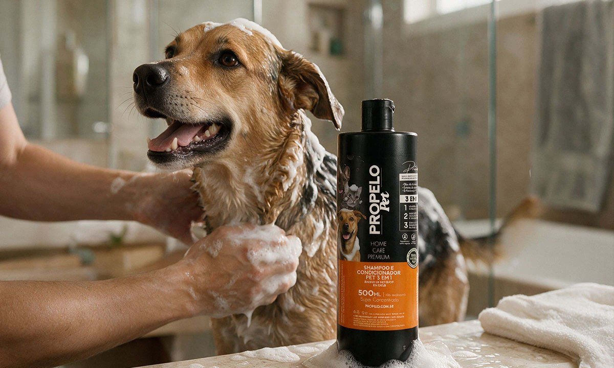 Propelo leva cuidado profissional para banho de pets em casa - (crédito: DINO)