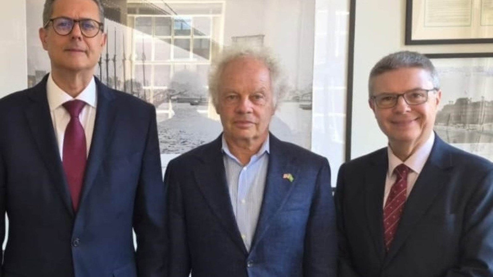 S&eacute;rgio Guerra, diretor da Faculdade de Direito da Funda&ccedil;&atilde;o Getulio Vargas RJ, professor Revezc, ex-reitor da New York University, e o ministro Antonio Anastasia, do TCU