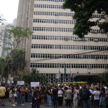 Greve dos professores: audiência na Justiça do Trabalho termina sem acordo - Alexandre Guzanshe/EM/D.A Press. Brasil - Belo Horizonte - MG