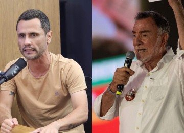 Cleitinho está tecnicamente empatado com Patrus, de acordo com a Real Time Big Data -  (crédito: Marcos Vieira /EM/DA. Press | Douglas Magno/AFP)