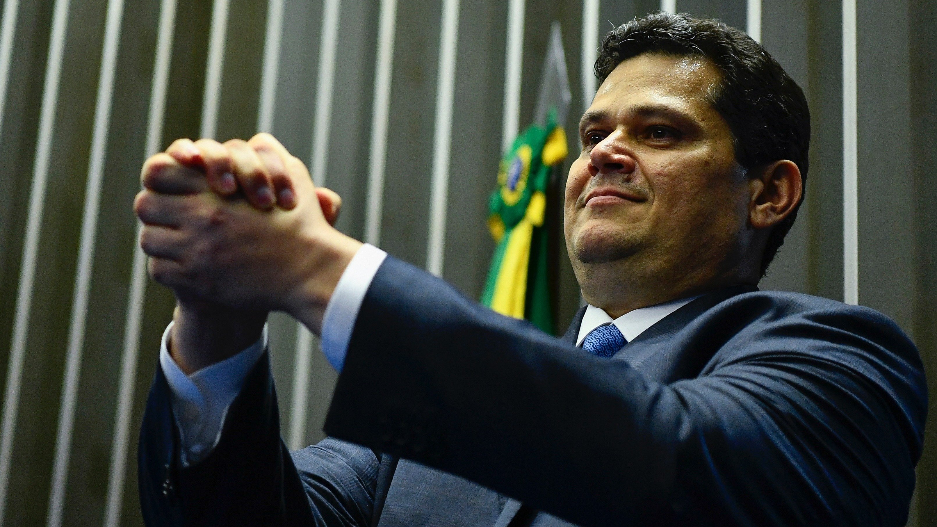 Davi Alcolumbre acompanha o avan&ccedil;o da PEC do fim da escala 6x1 -  (crédito: Geraldo Magela/Ag&ecirc;ncia Senado)