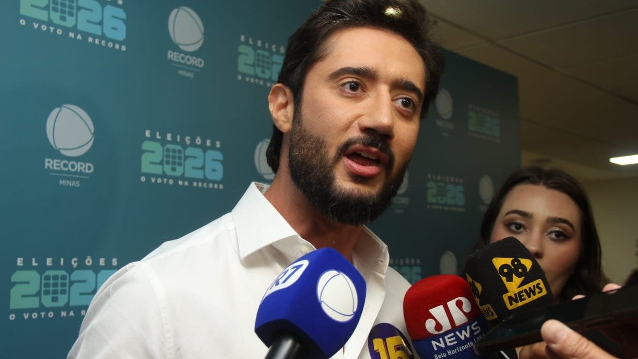 Gabriel Azevedo detalhou suas cr&iacute;ticas a Patrus Ananias e Kalil ap&oacute;s o debate da Record Minas -  (crédito: Jair Amaral/EM/DA Press)