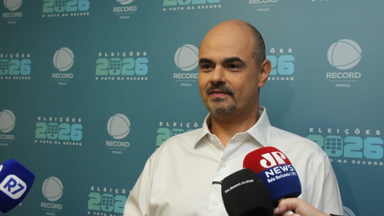 Mateus Sim&otilde;es critica aus&ecirc;ncia de advers&aacute;rios em debate da Record Minas sobre as elei&ccedil;&otilde;es de 2026 -  (crédito: Jair Amaral/EM/DA Press)