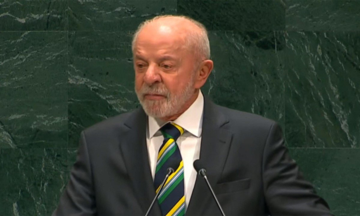 Lula na ONU: tom de campanha, com Donald Trump como sujeito oculto - (crédito: Foto: Reprodução/Youtube)