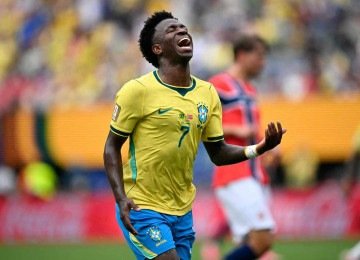 Decepção no Mundial de 2026, Brasil, de Vini Jr., volta a campo na próxima sexta-feira, contra a Austrália, em jogo da Data Fifa -  (crédito: MAURO PIMENTEL / AFP - 5/7/26)