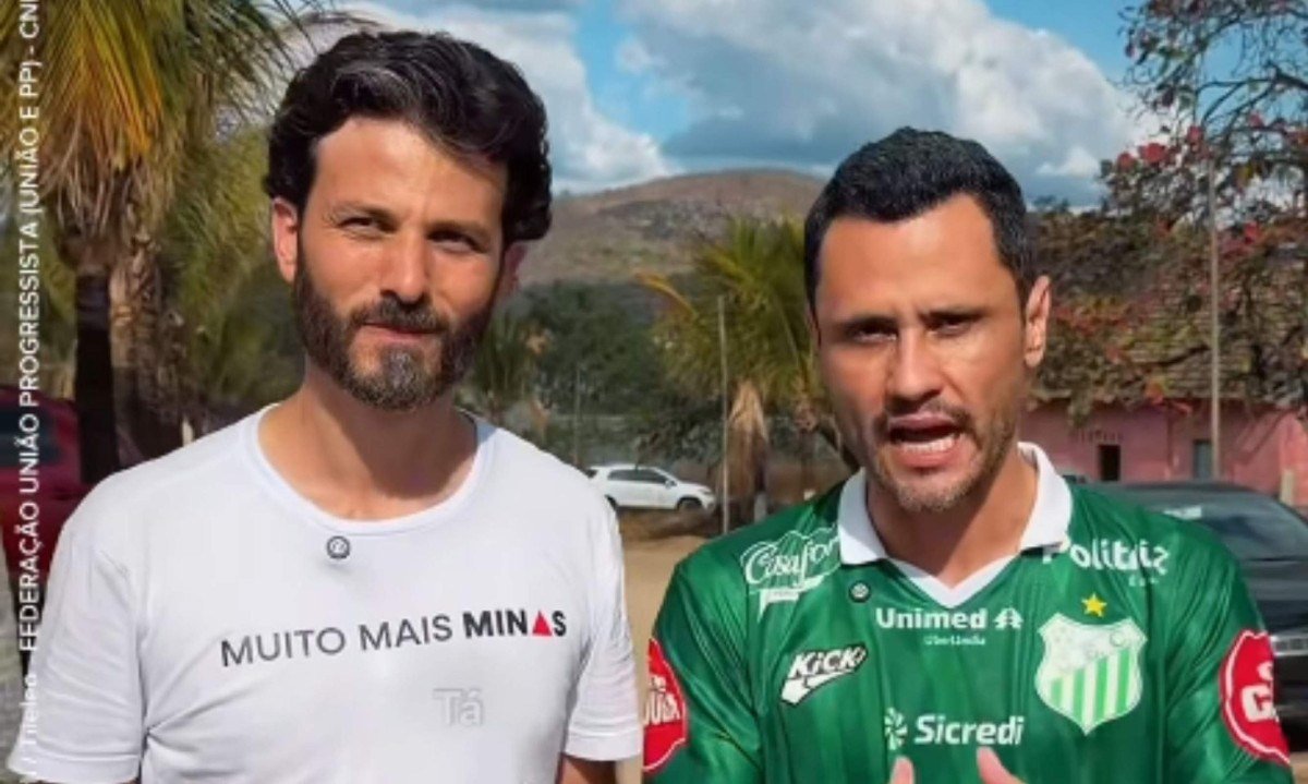Cleitinho começou campanha apoiando Aro, mas recuou e disse que aliança veio por "questão partidária" - (crédito: Reprodução/Instagram)