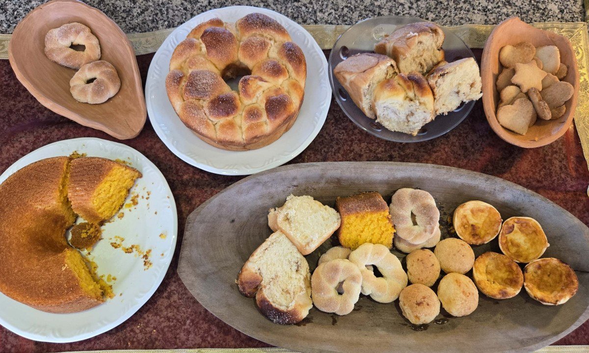 Bolos e roscas do caf&eacute; Gamela