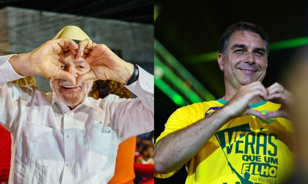 Desânimo em candidaturas alternativas a Lula e Flávio indica que ‘voto útil’ avançou - (crédito: Foto: Ricardo Stuckert/Charles Vieira/ Divulgação Campanha Flávio Bolsonaro)