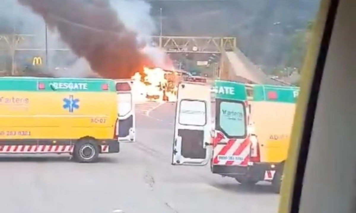 Torcedores do Cruzeiro voltavam de Curitiba (PR) quando sofreram a emboscada - (crédito: Reprodução/Redes sociais)