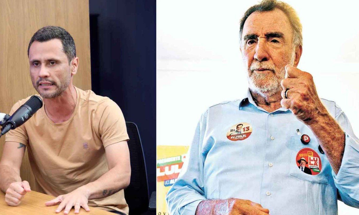 Cleitinho lideras as pesquisas de intenção de voto, seguido por Patrus Ananias
 -  (crédito: Marcos Vieira /EM/DA. Press e Jair Amaral/EM/D.A Press.)