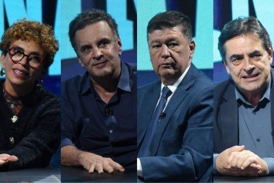 Marília Campos, Aécio Neves, Carlos Viana e Domingos Sávio disputam o Senado em Minas Gerais -  (crédito: Gladyston Rodrigues/EM/D.A. Press e Marcos Vieira/EM/D.A. Press (4))